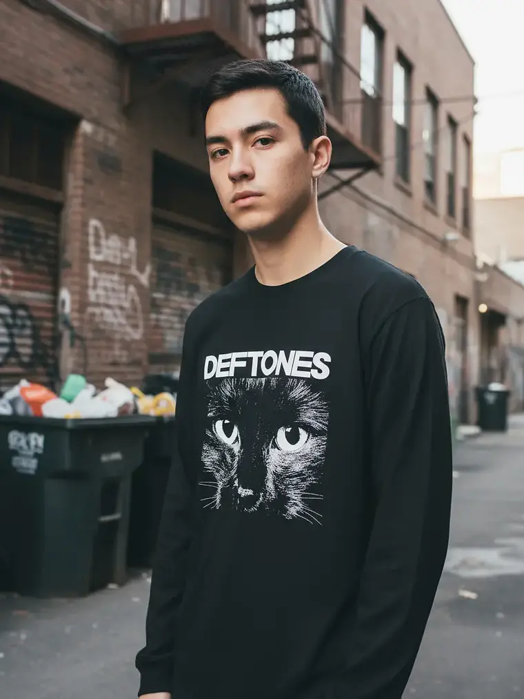 Polera Manga Larga Deftones - Ver 02 - (like) Linus 1