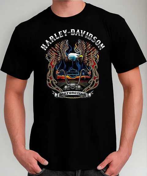 Polera Harley Davidson - Ver 05 - Vale Gamess