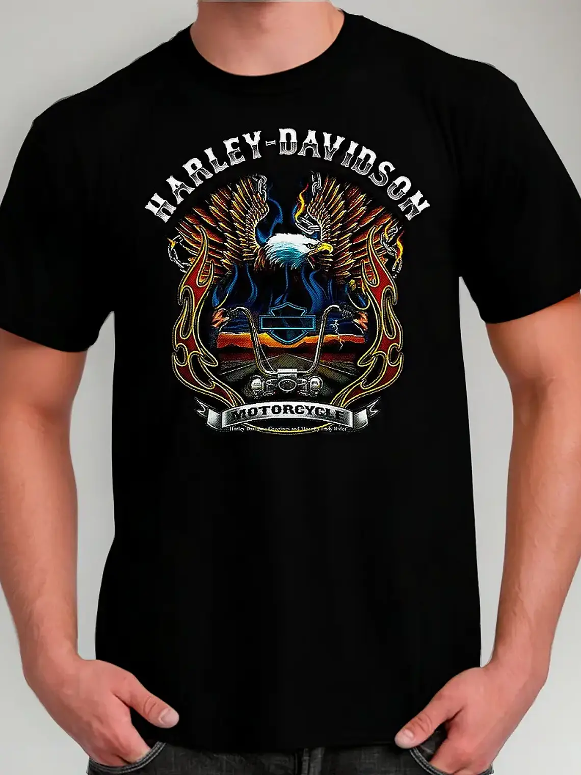Polera Harley Davidson - Ver 05 - Vale Gamess 1