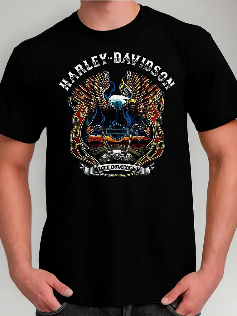 Polera Harley Davidson - Ver 05 - Vale Gamess 1