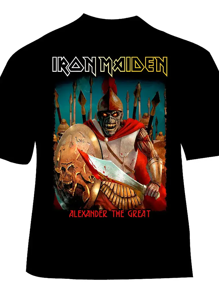 Polera Iron Maiden Alexander The Great Ver 02 1