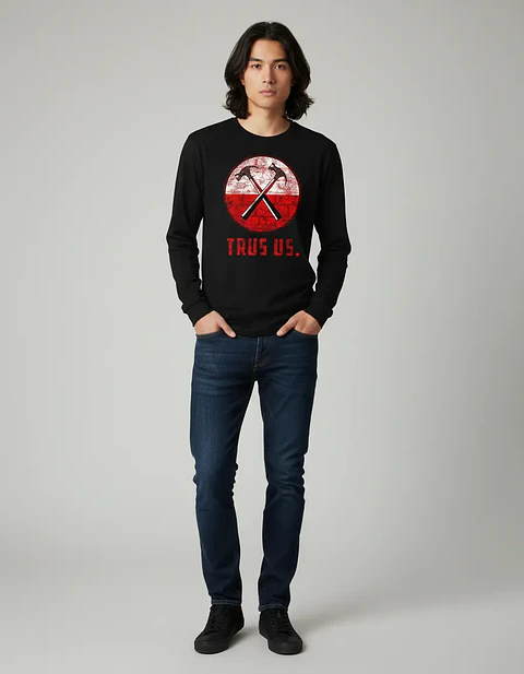 Polera Manga Larga Pink Floyd - Ver 14 - Trus Us