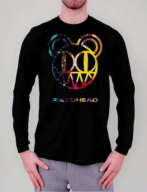 Polera Manga Larga Radiohead - Ver 08 - Logo