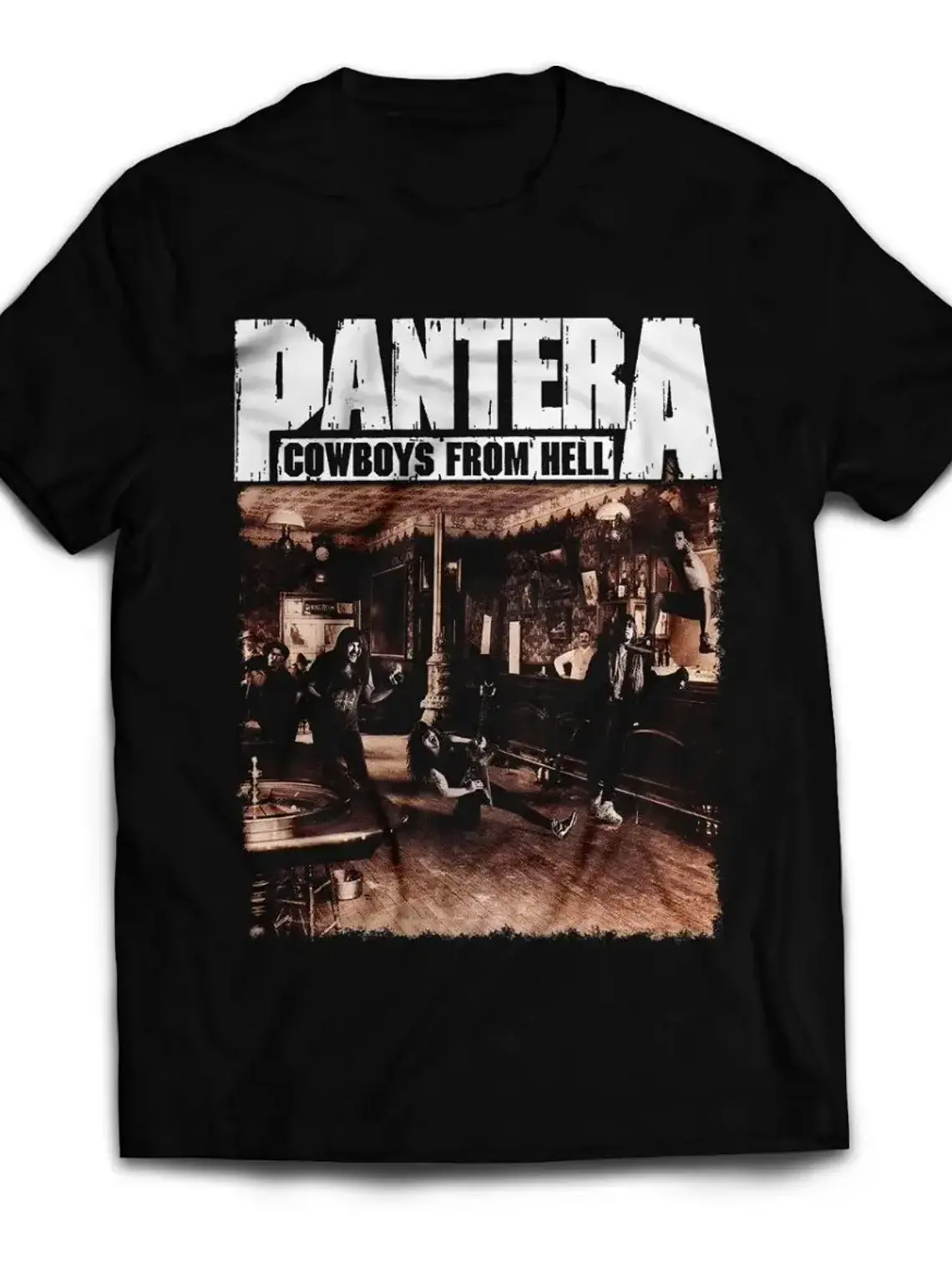 Polera De Pantera Album Cowboys From Hell 1
