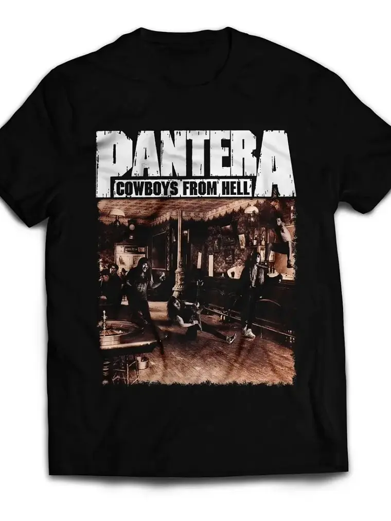 Polera De Pantera Album Cowboys From Hell 1