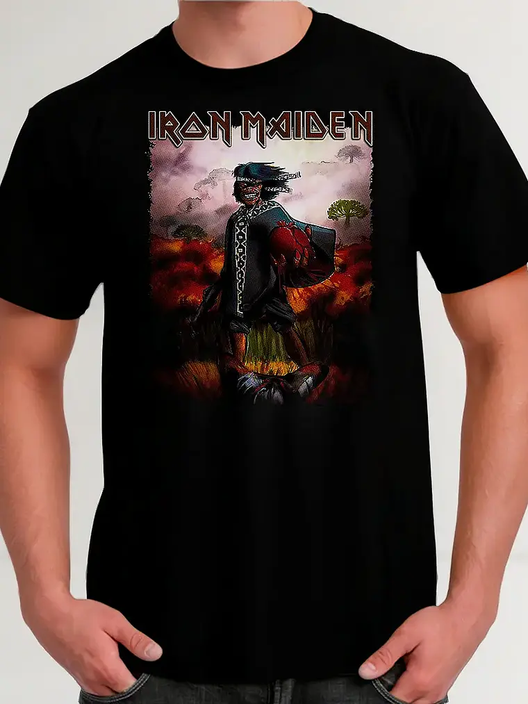Polera Iron Maiden - Ver 037 - Mapuche 1