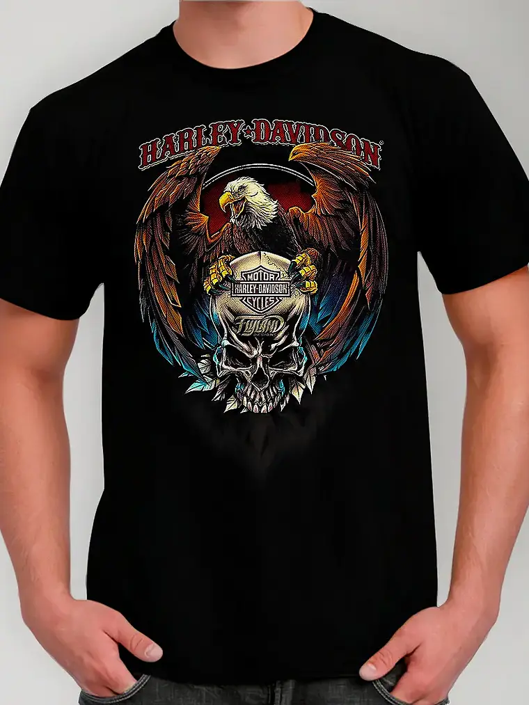 Polera Harley Davidson - Ver 10 - Vale Gamess 1