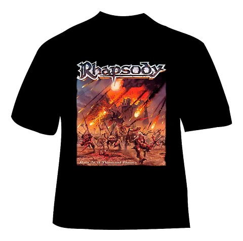 Polera Rhapsody - Ver 28 - Rain Of A Thousand Flames