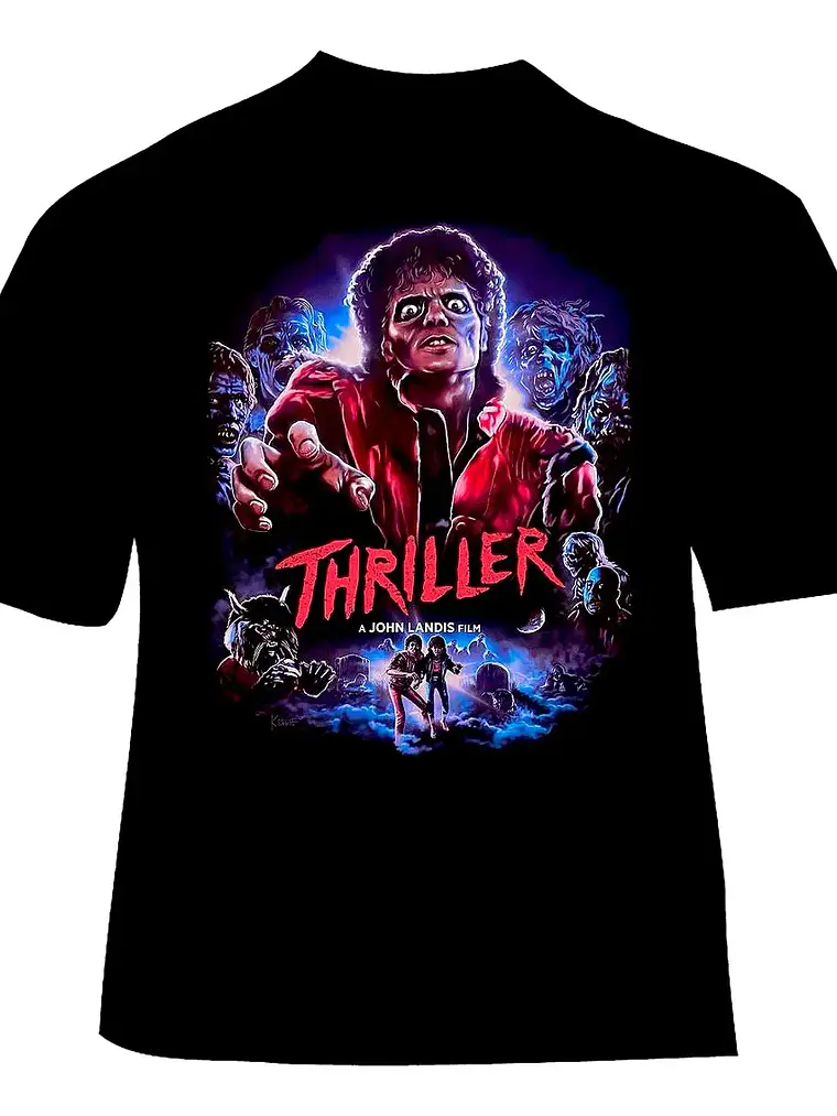 Polera Michael Jackson - Ver 07 - Thriller 1