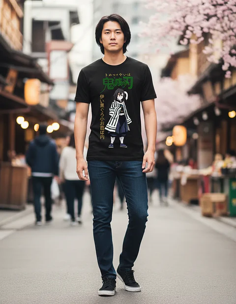 Polera Kimetsu No Yaiba: Demon Slayer - Pilares - Iguro