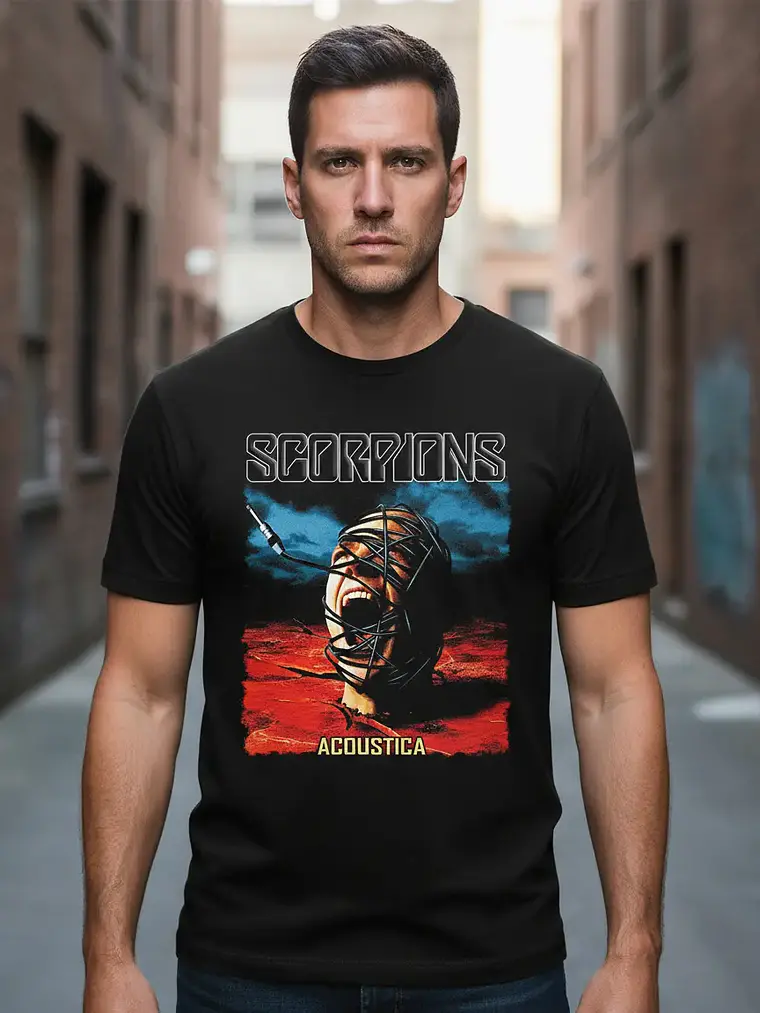Polera Scorpions - Ver 01 - Acoustica 1