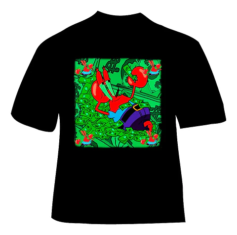 Polera Bob Esponja - Ver 01 - Don Cangrejo