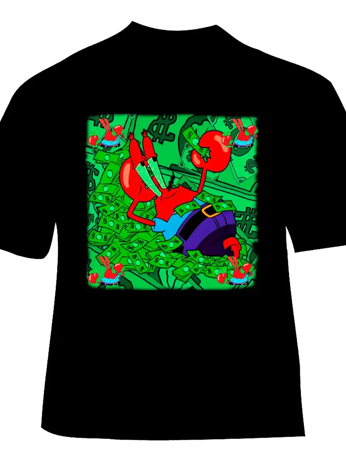 Polera Bob Esponja - Ver 01 - Don Cangrejo 1
