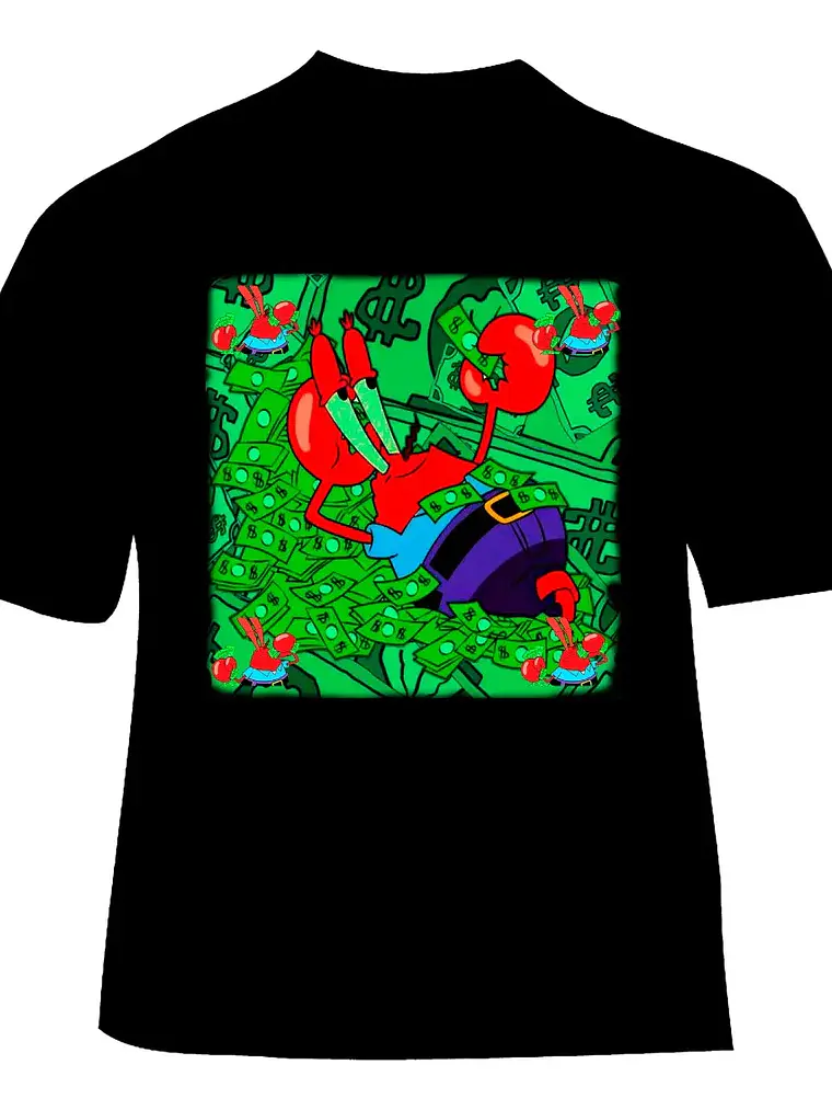 Polera Bob Esponja - Ver 01 - Don Cangrejo 1