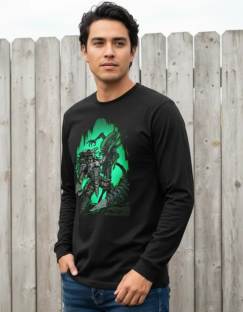 Polera Manga Larga Alien - Ver 06 - Vale Gamess