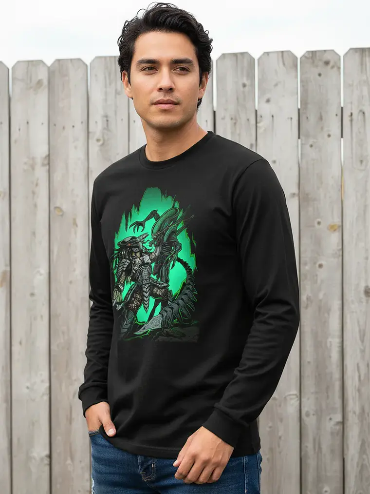 Polera Manga Larga Alien - Ver 06 - Vale Gamess 1