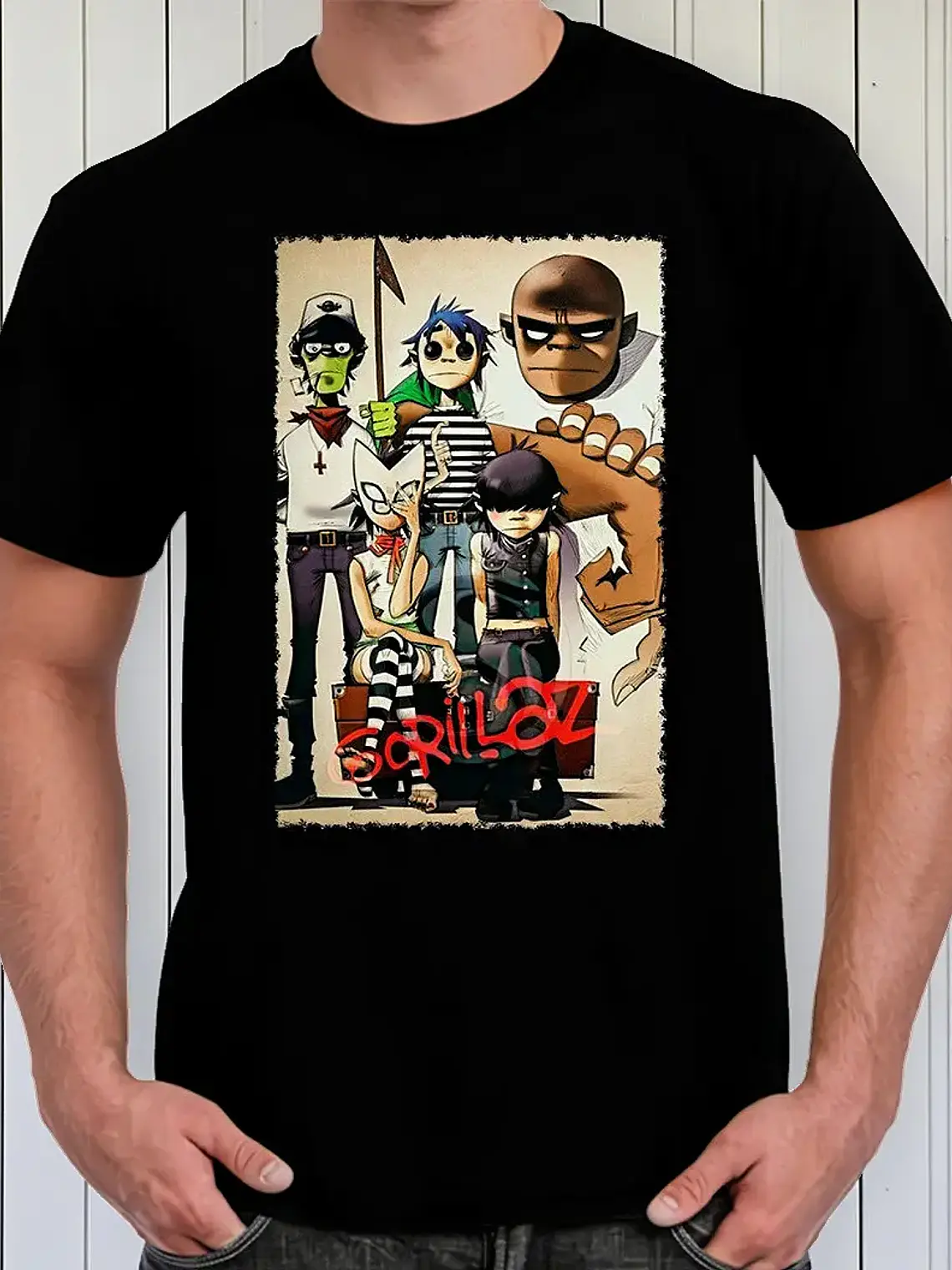 Polera Gorillaz - Ver 16 - Vale Gamess 1
