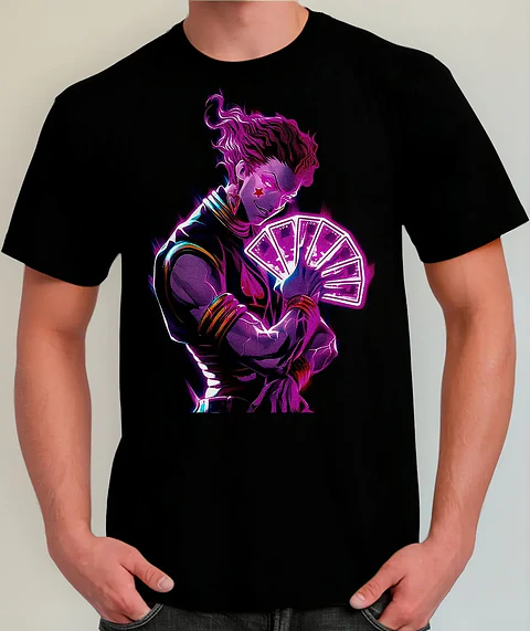 Polera Hunter X Hunter Neon - Ver 01 - Hisoka