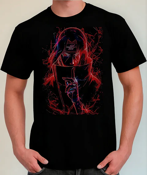 Polera Naruto Neon - Ver 01 - Itachi