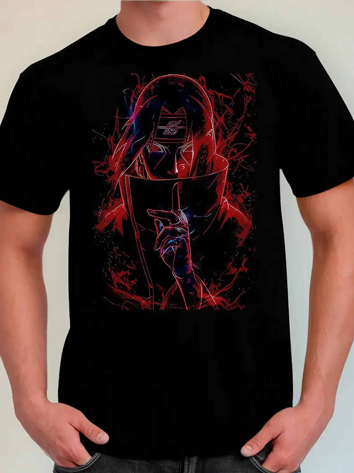 Polera Naruto Neon - Ver 01 - Itachi 1