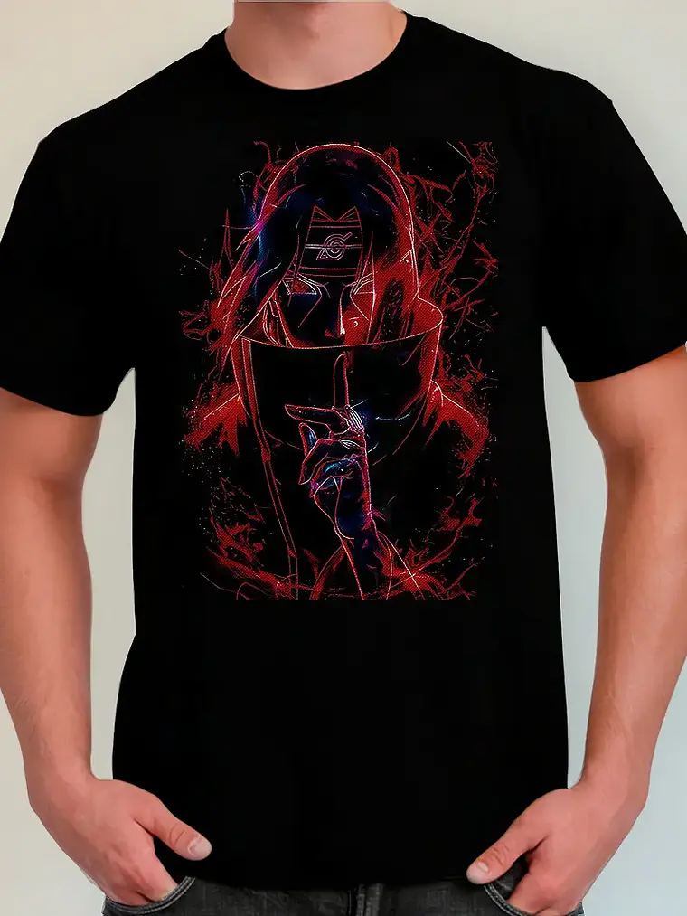 Polera Naruto Neon - Ver 01 - Itachi 1