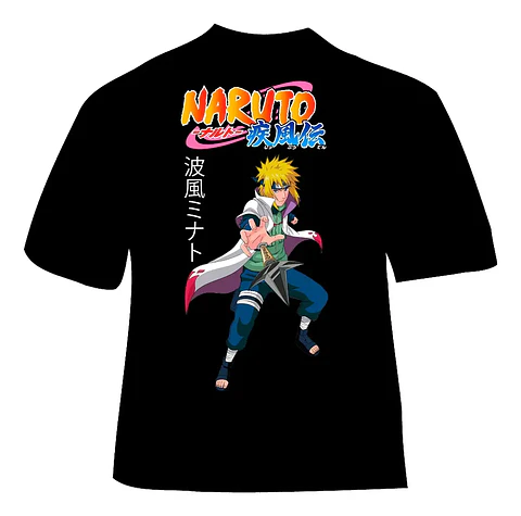 Polera Anime Naruto Shippuden - Minato - Vale Gamess