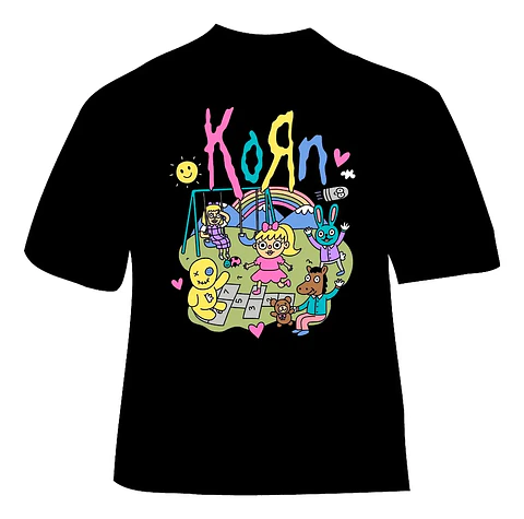 Polera Korn - Ver 06 - Caricatura