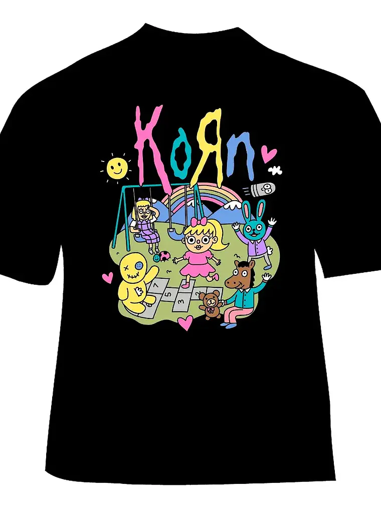 Polera Korn - Ver 06 - Caricatura 1