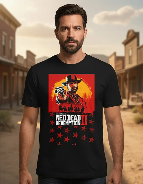 Polera Red Dead Redemption 2 - Ver 01 - Vale Gamess
