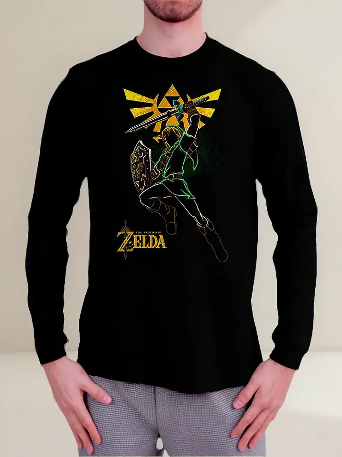Polera Manga Larga The Legend Of Zelda - Ver 02 - Vale Games 1