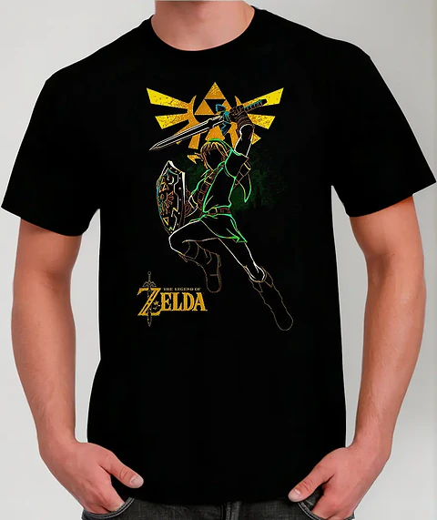 Polera The Legend Of Zelda - Ver 02 - Vale Gamess