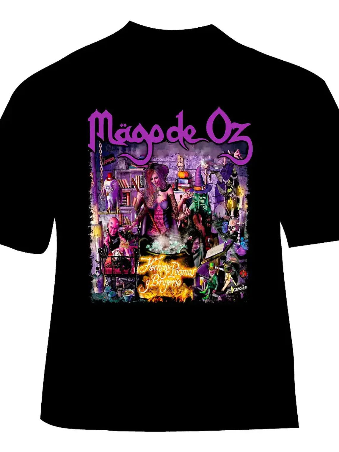 Polera Mago De Oz - Ver 13 - Hechizos, Pocimas Y Brujeria 1