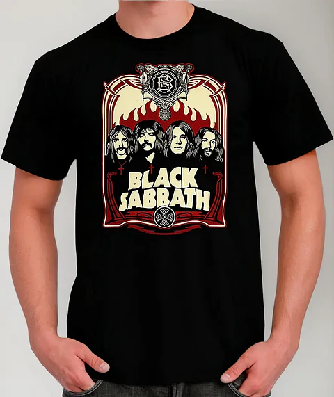 Polera Black Sabbath - Ver 14 - Vale Gamess