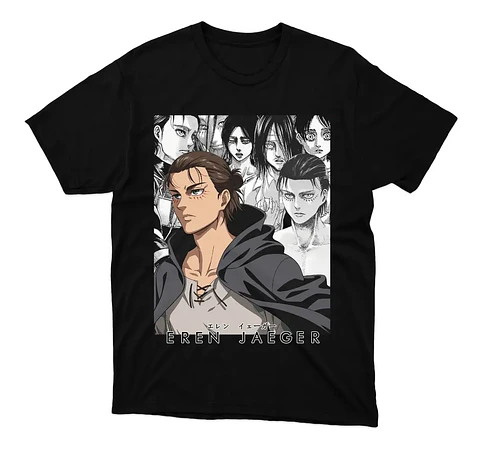 Polera Shingeki No Kyojin Eren Jaeger - Ataque De Titanes