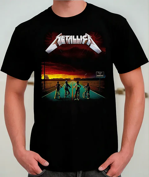 Polera Metallica - Ver 14 - Stranger Things