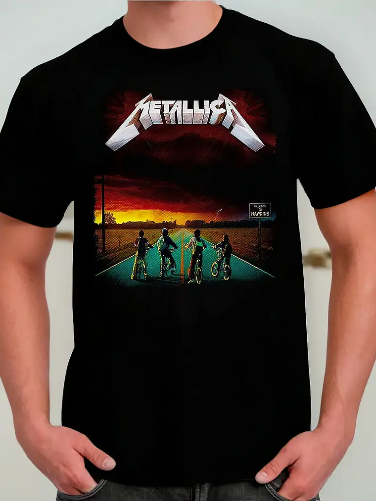 Polera Metallica - Ver 14 - Stranger Things 1