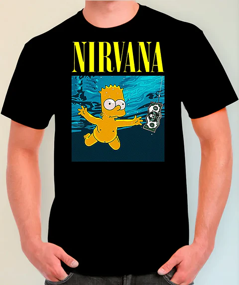 Polera Nirvana - Ver 02 - Nevermind Simpson