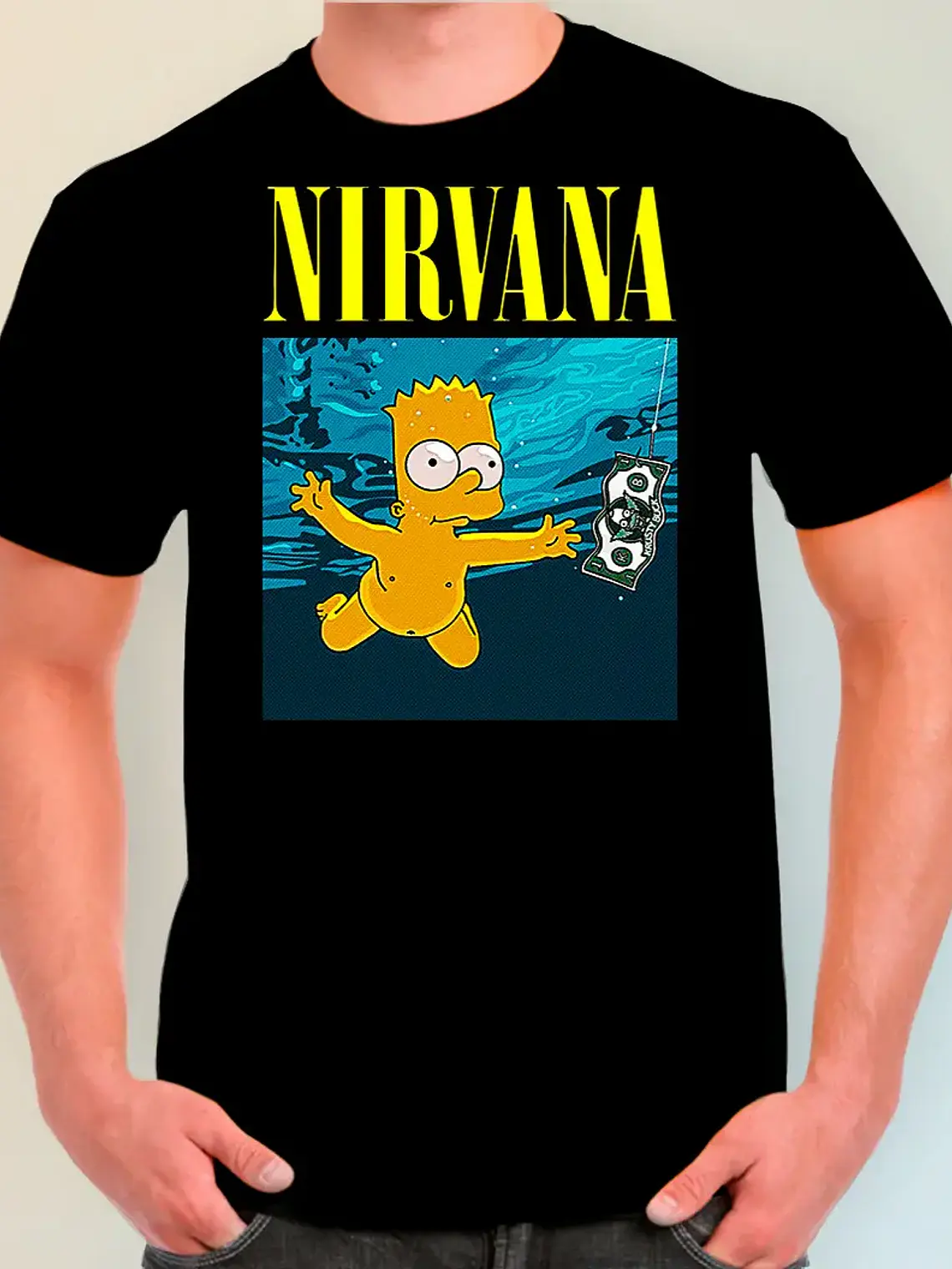 Polera Nirvana - Ver 02 - Nevermind Simpson 1