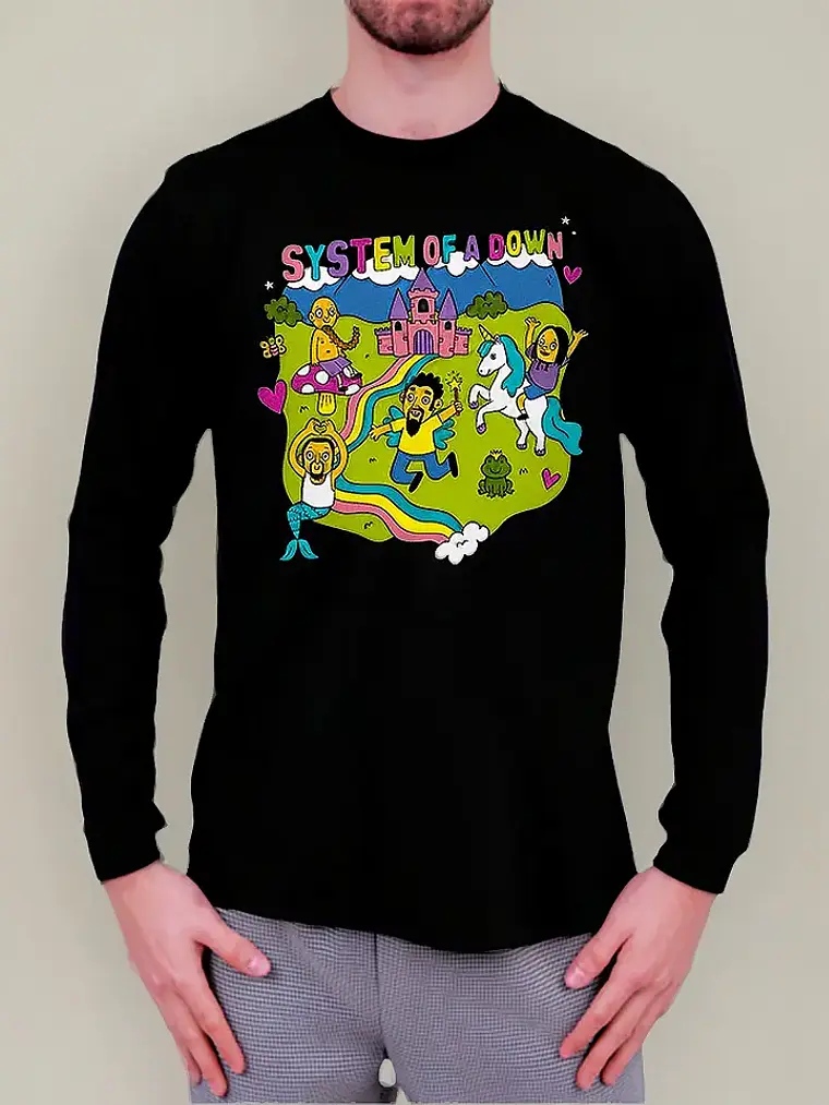 Polera Manga Larga System Of A Down - Ver 04 - Vale Gamess 1