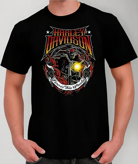 Polera Harley Davidson - Ver 04 - Vale Gamess