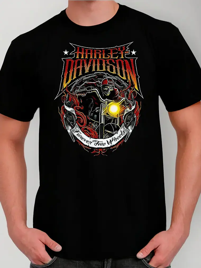 Polera Harley Davidson - Ver 04 - Vale Gamess 1