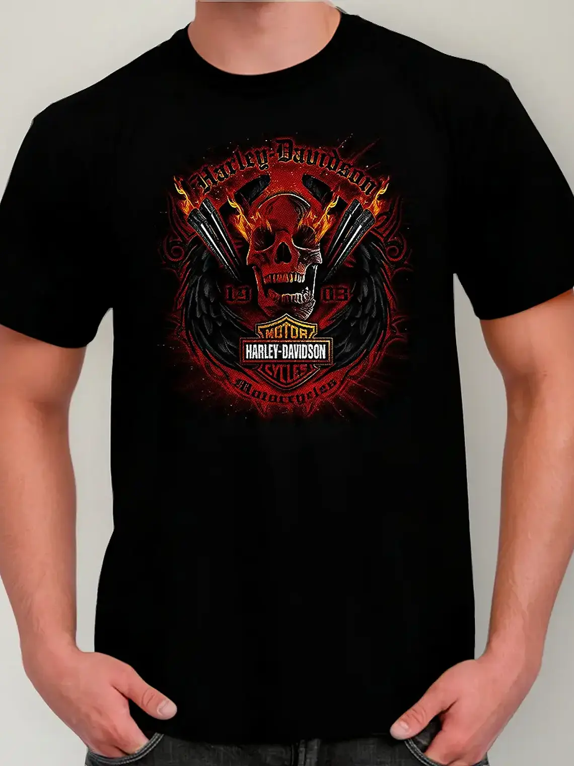 Polera Harley Davidson - Ver 07 - Vale Gamess 1