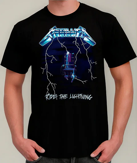 Polera Metallica - Ver 43 - Ride The Lightning
