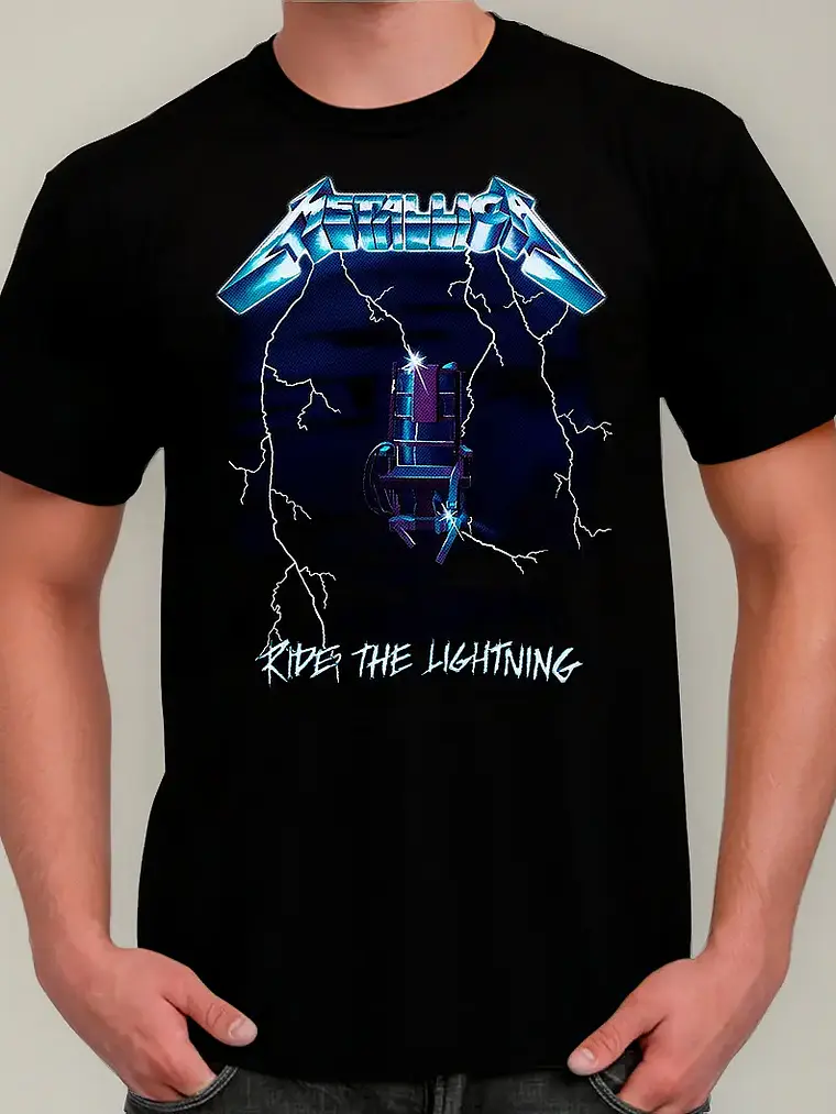 Polera Metallica - Ver 43 - Ride The Lightning 1