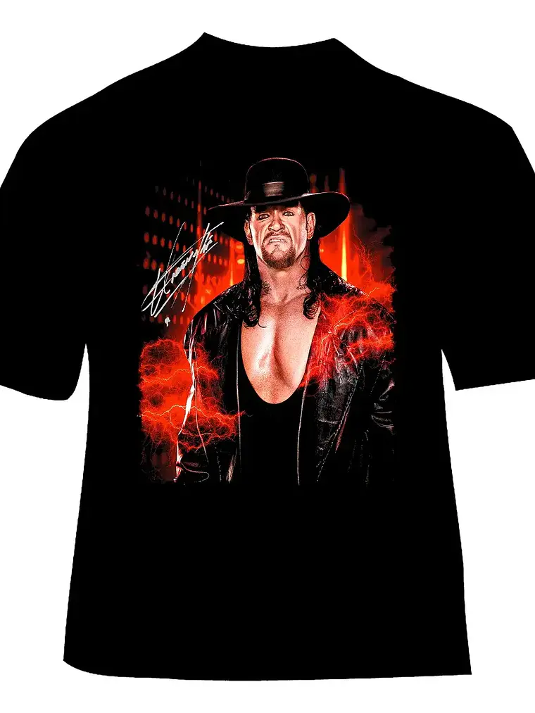 Polera Wwe - Ver 10 - The Undertaker 1