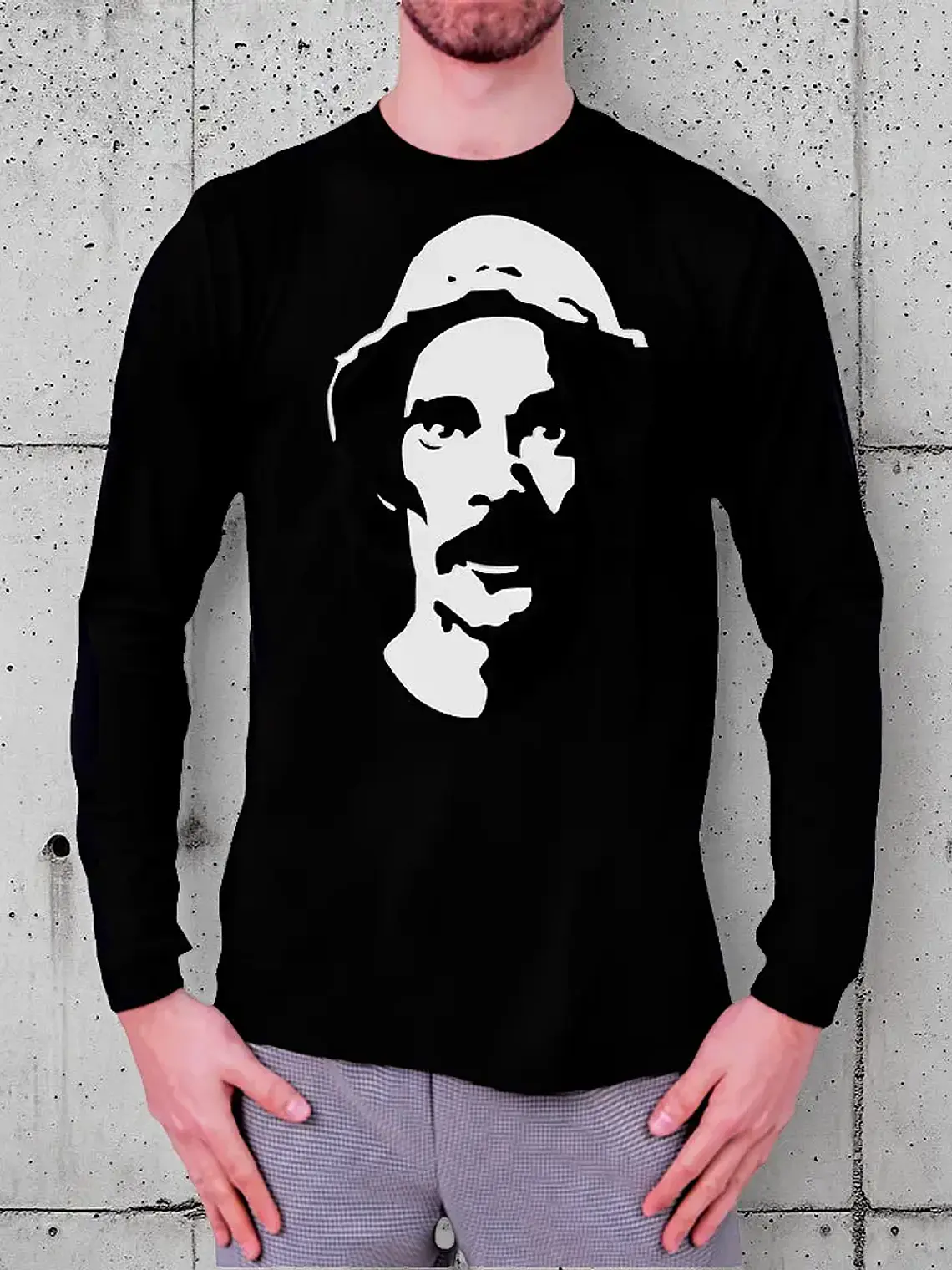 Polera Manga Larga Chavo Del 8 - Ver 04 - Don Ramon 1