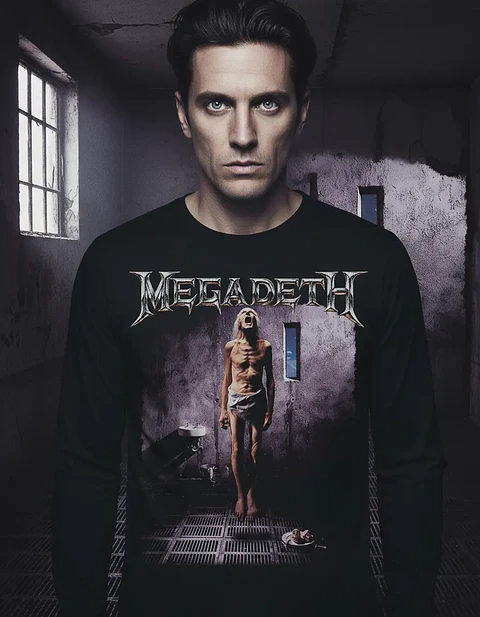 Polera Manga Larga Megadeth - Countdown To Extinction