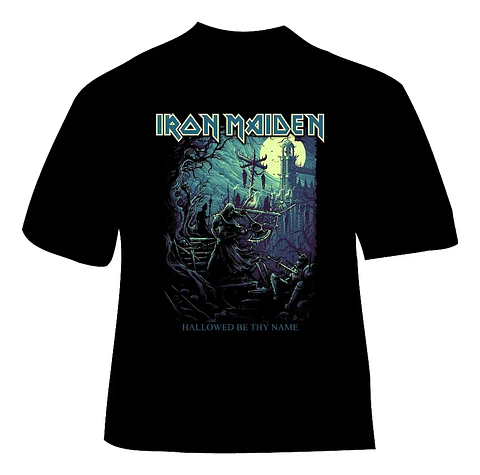 Polera Iron Maiden - Ver 053 - Hallowed Be Thy Name