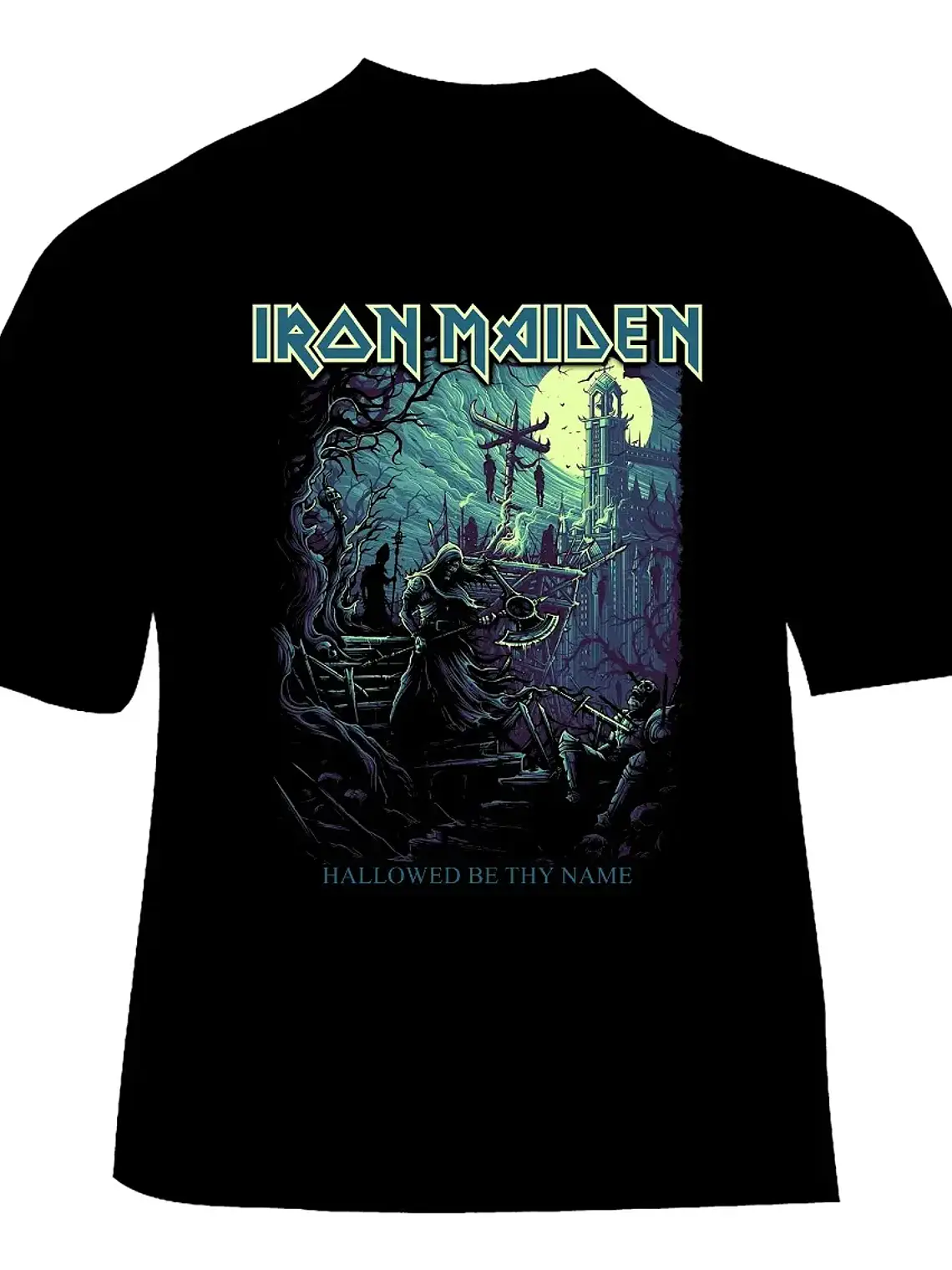 Polera Iron Maiden - Ver 053 - Hallowed Be Thy Name 1