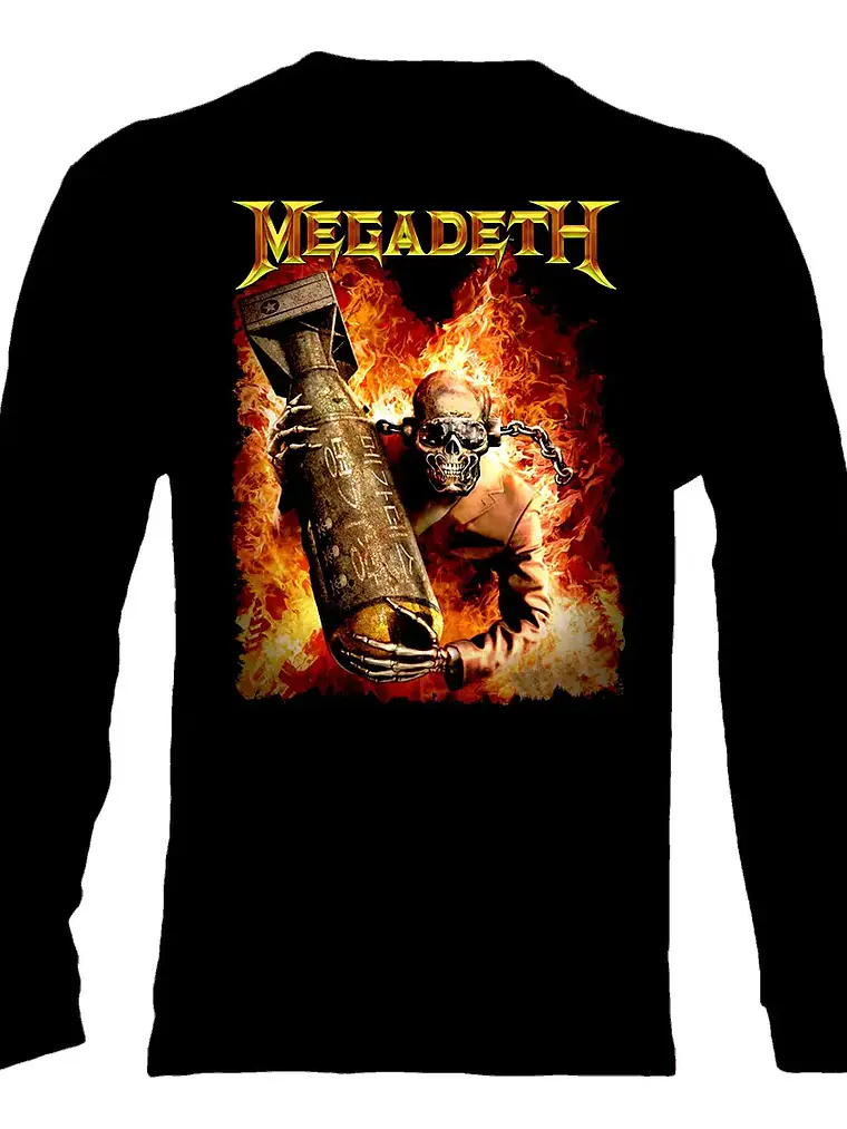 Polera Manga Larga Megadeth - Ver 03 1